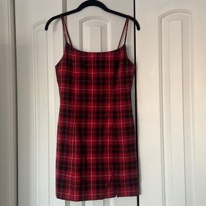 Red Plaid Dress
